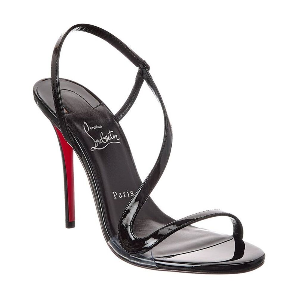 Christian Louboutin Rosa Z 100 Patent Sandal, Black